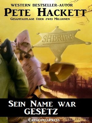 cover image of Sein Name war Gesetz (Western)